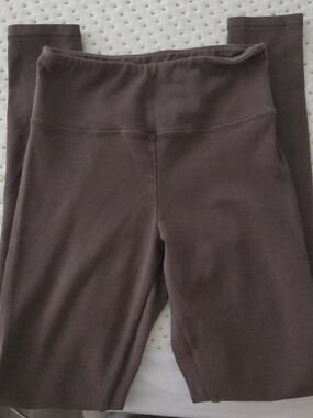 Skims Brown Stretch Waistband Leggings Xs